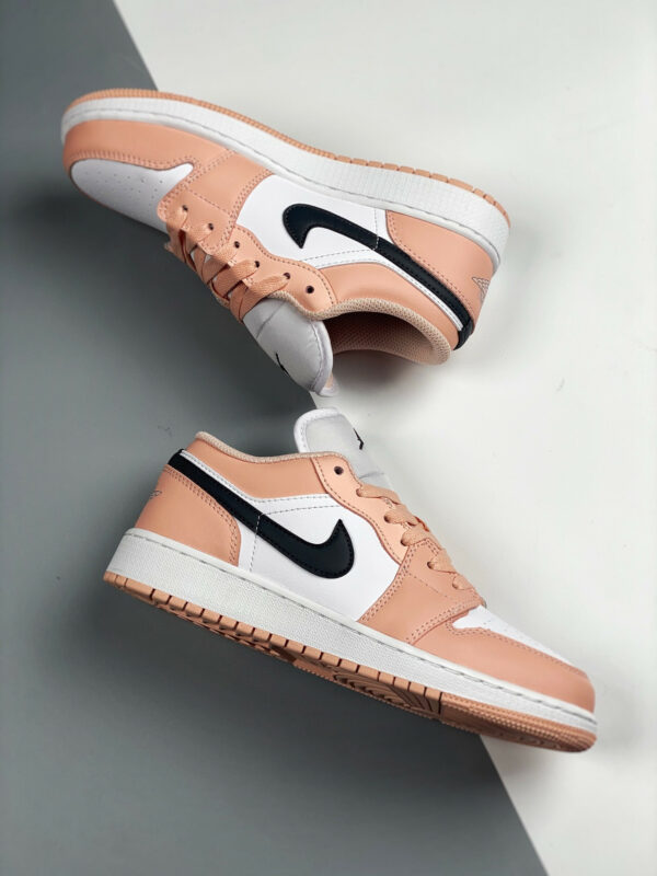 Air Jordan 1 Low GS Light Arctic Pink 553560-800 For Sale