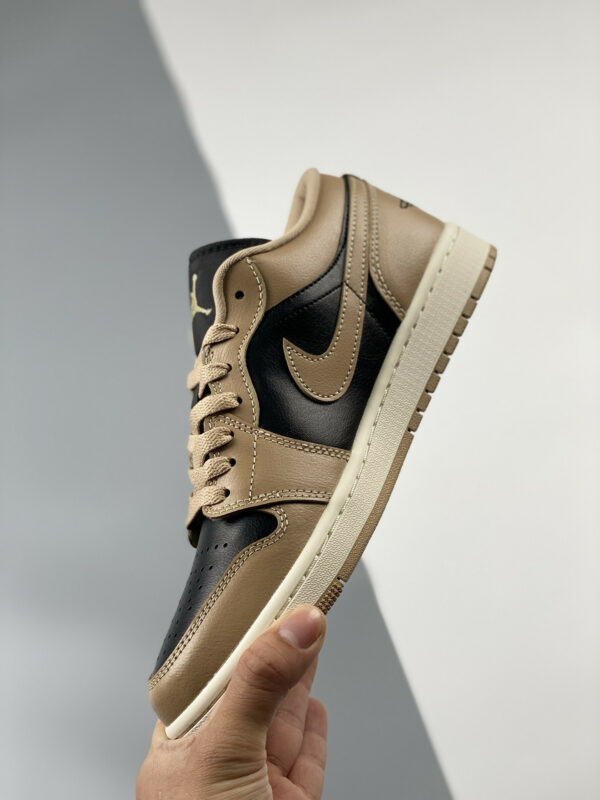 Air Jordan 1 Low Vachetta Tan Desert Sail Black DC0774-201 For Sale