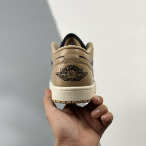 Air Jordan 1 Low Vachetta Tan Desert Sail Black DC0774-201 For Sale