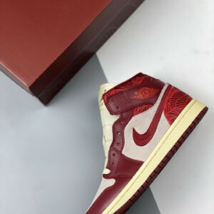 Air Jordan 1 Mid Tiki Leaf Team Red Sail Muslin DZ2820-601 For Sale