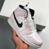 Air Jordan 1 Mid Barely Rose White Pink Black For Sale