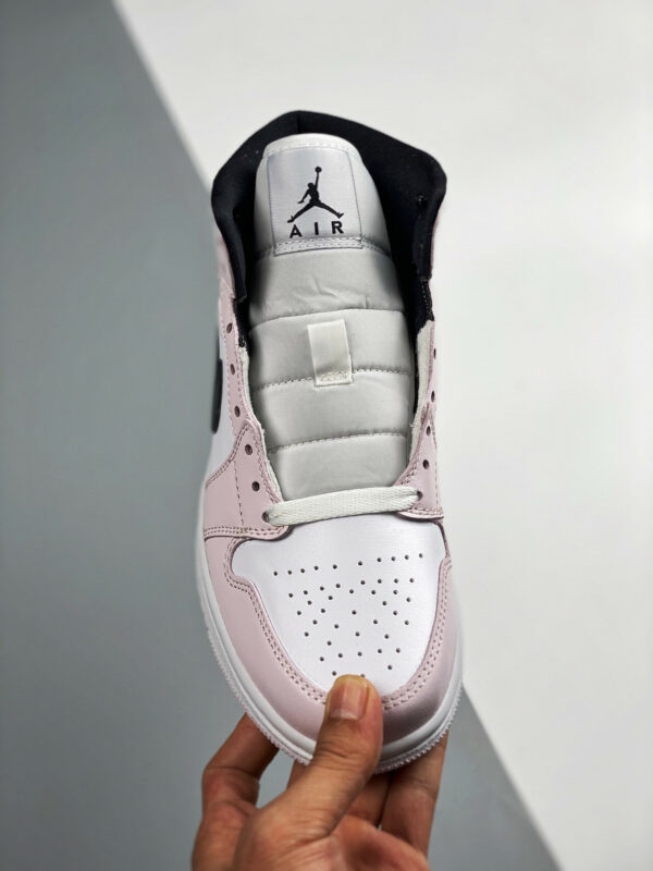 Air Jordan 1 Mid Barely Rose White Pink Black For Sale