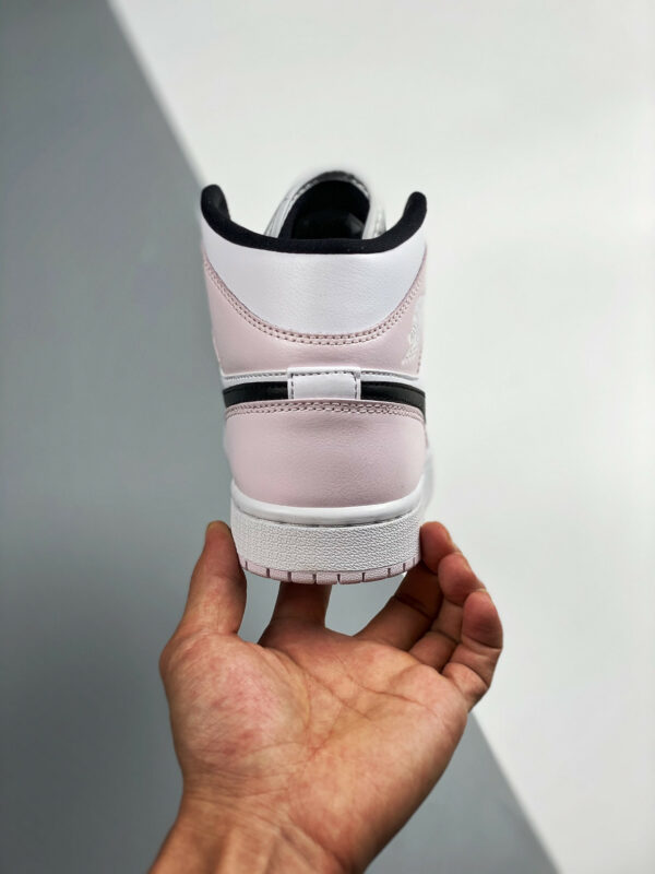 Air Jordan 1 Mid Barely Rose White Pink Black For Sale