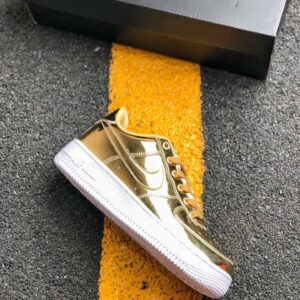 Nike Air Force 1 SP Liquid Gold Metallic Gold Club Gold White For Sale