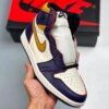 Nike SB x Air Jordan 1 High OG Lakers Court Purple Sail For Sale